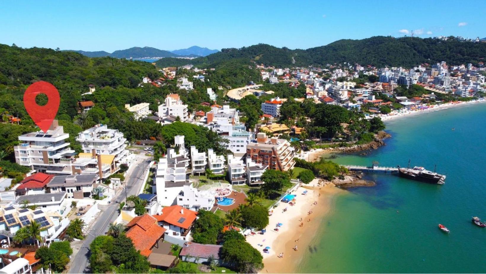 1079 - Apartamento Com Vista Para O Mar Em Bombinhas Kültér fotó