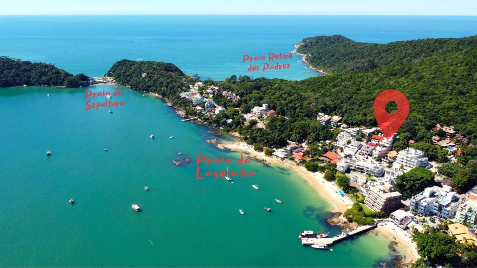 1079 - Apartamento Com Vista Para O Mar Em Bombinhas Kültér fotó